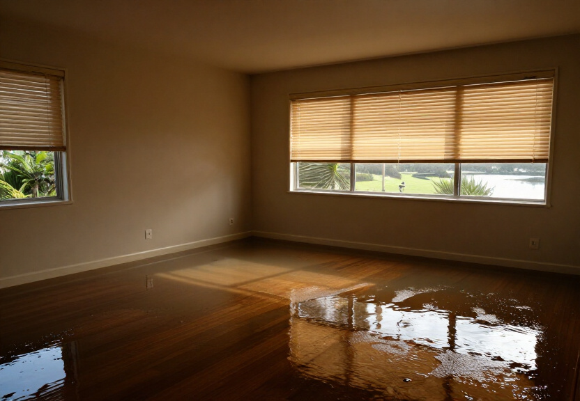 Warped floorboards in a Maraylya property due to subfloor moisture